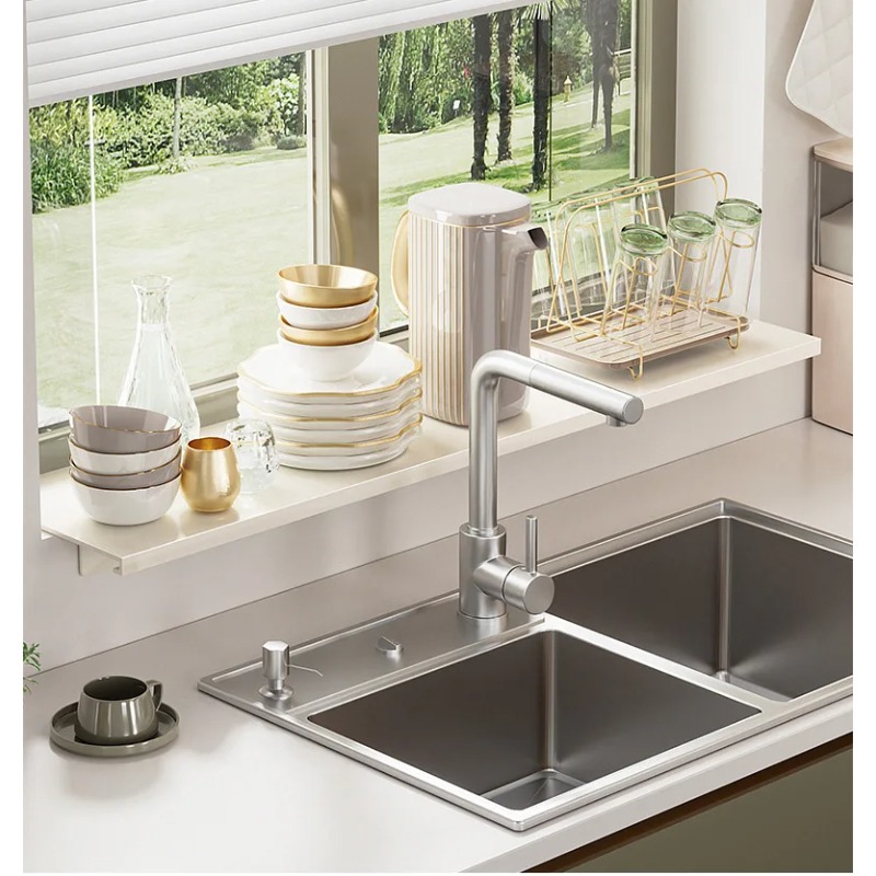 Commercial Kitchen Manufacturers - แผงขยายพื้นที่จัดเก็บในครัว, ชั้นวางของแม่เหล็กแบบไม่ต้องเจาะ, ชั้นวางอเนกประสงค์บนเคาน์เตอร์, พื้นที่จัดเก็บที่กว้างขึ้น