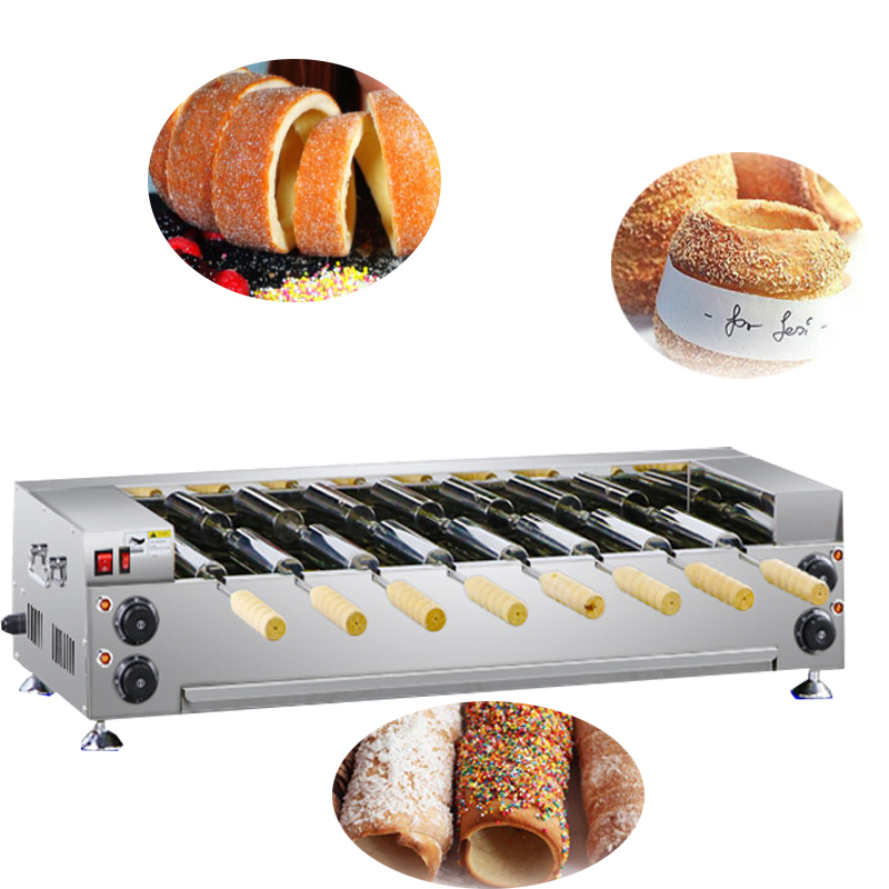 Donut Making Machine - เตาอบเค้กปล่องไฟไฟฟ้า/เครื่องทำโดนัทโคน สำหรับทำขนมขบเคี้ยว