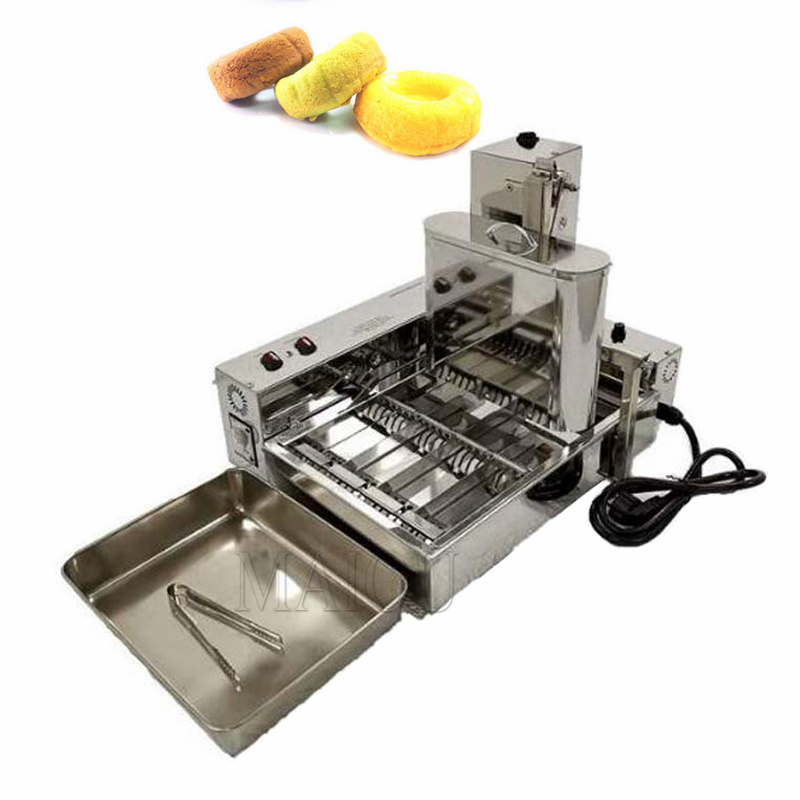Donut Making Machine - 5.5L Hopper Commercial 4 แถวอัตโนมัติ Donut