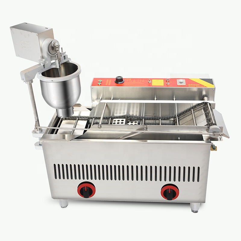 Donut Making Machine - เครื่องทำโดนัทอัตโนมัติ ใช้ไฟฟ้าและแก๊ส เครื่องทำโดนัทขนาดเล็ก พร้อมใบรับรอง CE