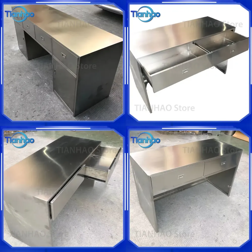 Commercial Kitchen Manufacturers - โต๊ะทำงานเหล็กเชิงพาณิชย์สำหรับสำนักงานและครัวเชิงพาณิชย์ ผู้ผลิตเหล็กกล้าไร้สนิมแบบกำหนดเอง ป้องกันการกัดกร่อน ป้องกันสนิม