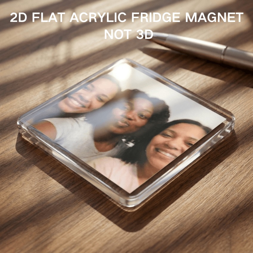 Commercial Kitchen Fridge - แม่เหล็กติดรูปถ่ายเพื่อนสนิทแบบปรับแต่งได้ - กรอบรูปที่ปรับแต่งได้ เหมาะสำหรับติดตู้เย็นในครัวที่บ้าน พร้อมฐานตั้งสำหรับติดตู้เย็น