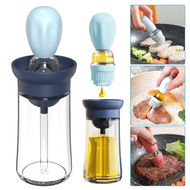 Commercial Kitchen Sprayer - เครื่องจ่ายน้ำมันซิลิโคนสำหรับอบและทำอาหารบาร์บีคิวแบบพกพาสำหรับขวดใส่น้ำมันในครัว