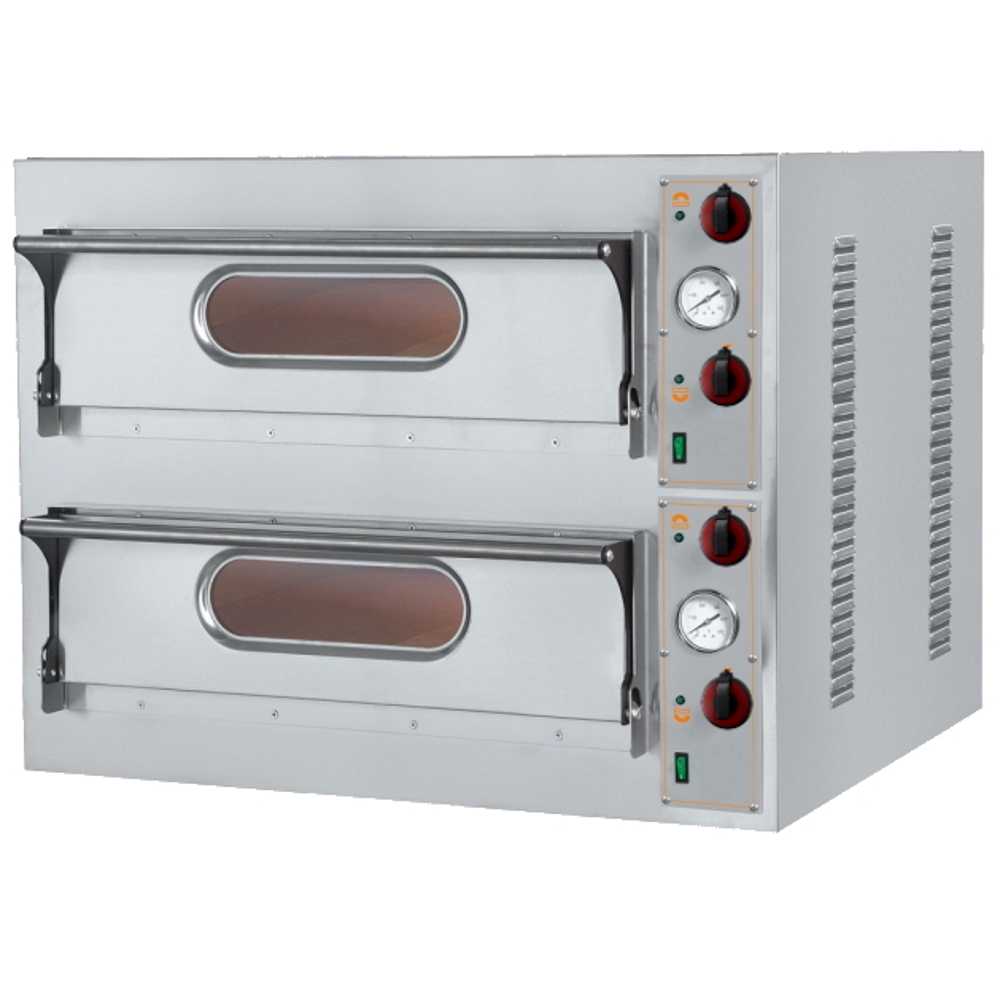 Commercial Kitchen Manufacturers - ผู้ผลิตอุปกรณ์ครัวเชิงพาณิชย์ Eurast ขายส่งเตาอบพิซซ่าไฟฟ้าแบบ 2 ช่อง สำหรับพิซซ่า
