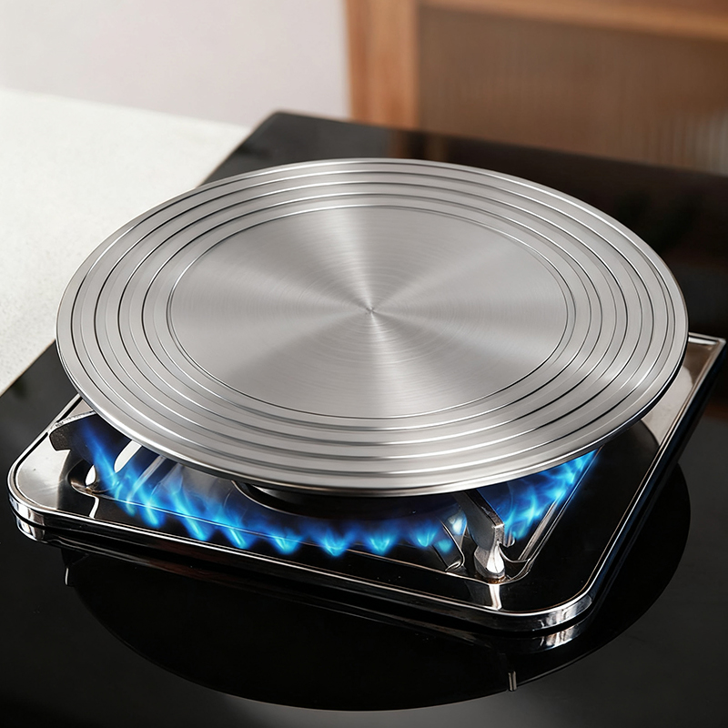 Commercial Kitchen Warmer - แผ่นกระจายความร้อนสำหรับเตาอลูมิเนียม แผ่นนำความร้อนในครัว แผ่นนำความร้อนสำหรับเตาแก๊ส อุปกรณ์ทำอาหาร ชุดเครื่องครัวสำหรับใช้งานกลางแจ้ง