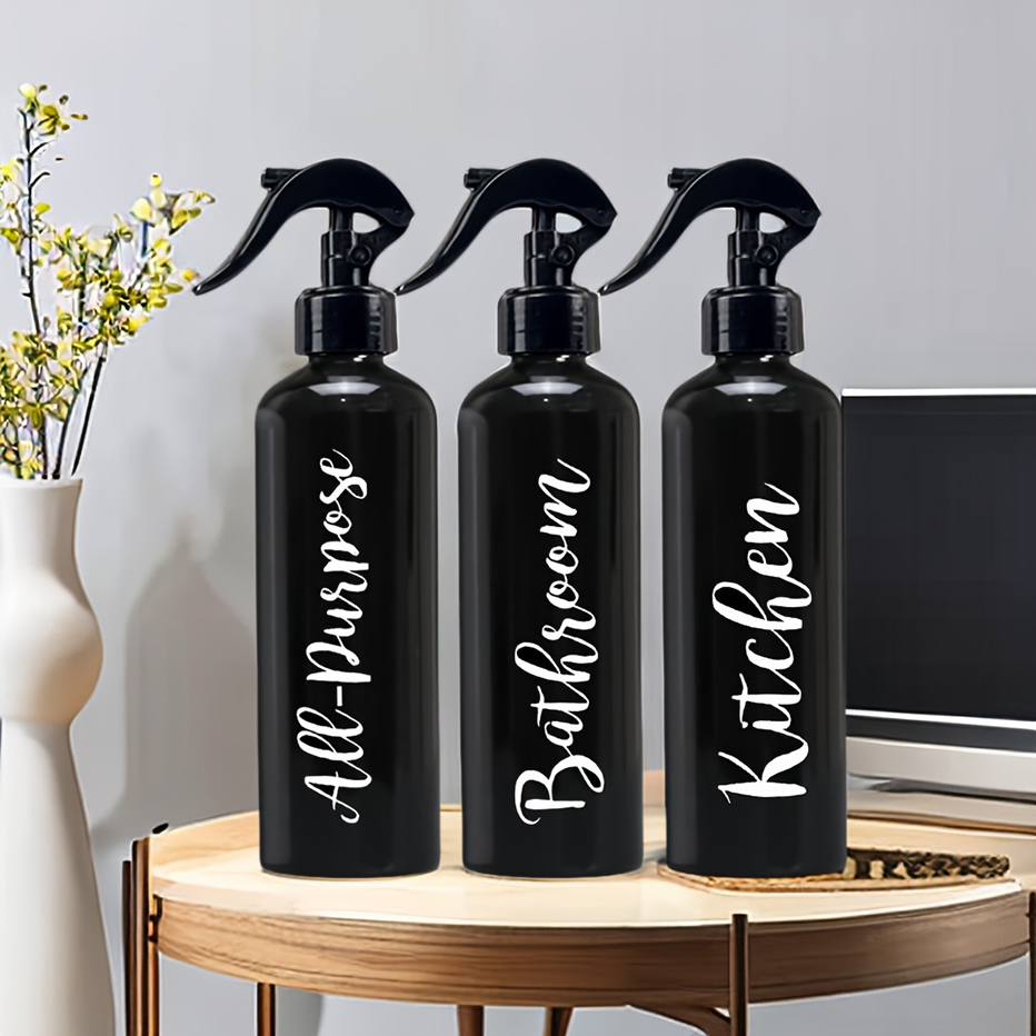 Commercial Kitchen Sprayer - ขวดสเปรย์แบบพกพา3ชิ้นขวดขวดเครื่องสำอางค์แอลกอฮอล์พลาสติกขวดสเปรย์ทำความสะอาดห้องครัวห้องน้ำ
