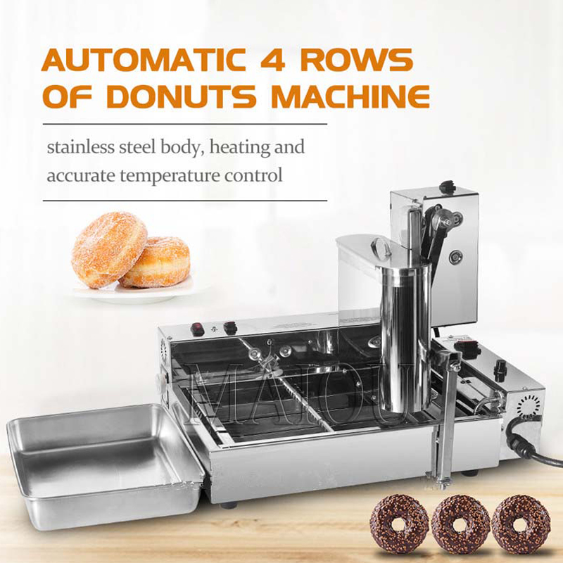 5.5L Hopper Commercial 4 แถวอั - Donut Making Machine บทวิจารณ์และราคา