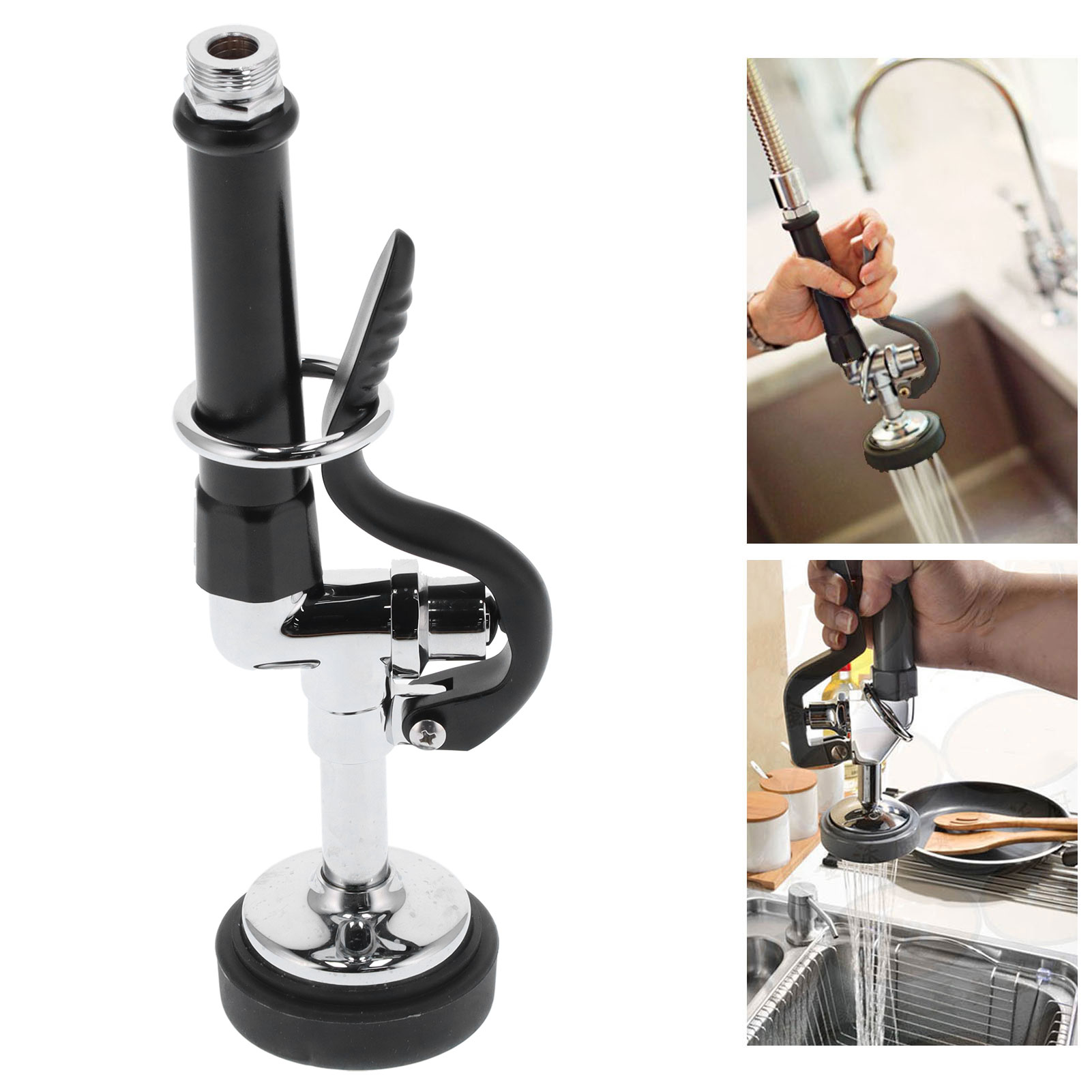 หัวฉีดน้ำแรงดันสูงสำหรับก๊อกน้ - Commercial Kitchen Sprayer บทวิจารณ์และราคา