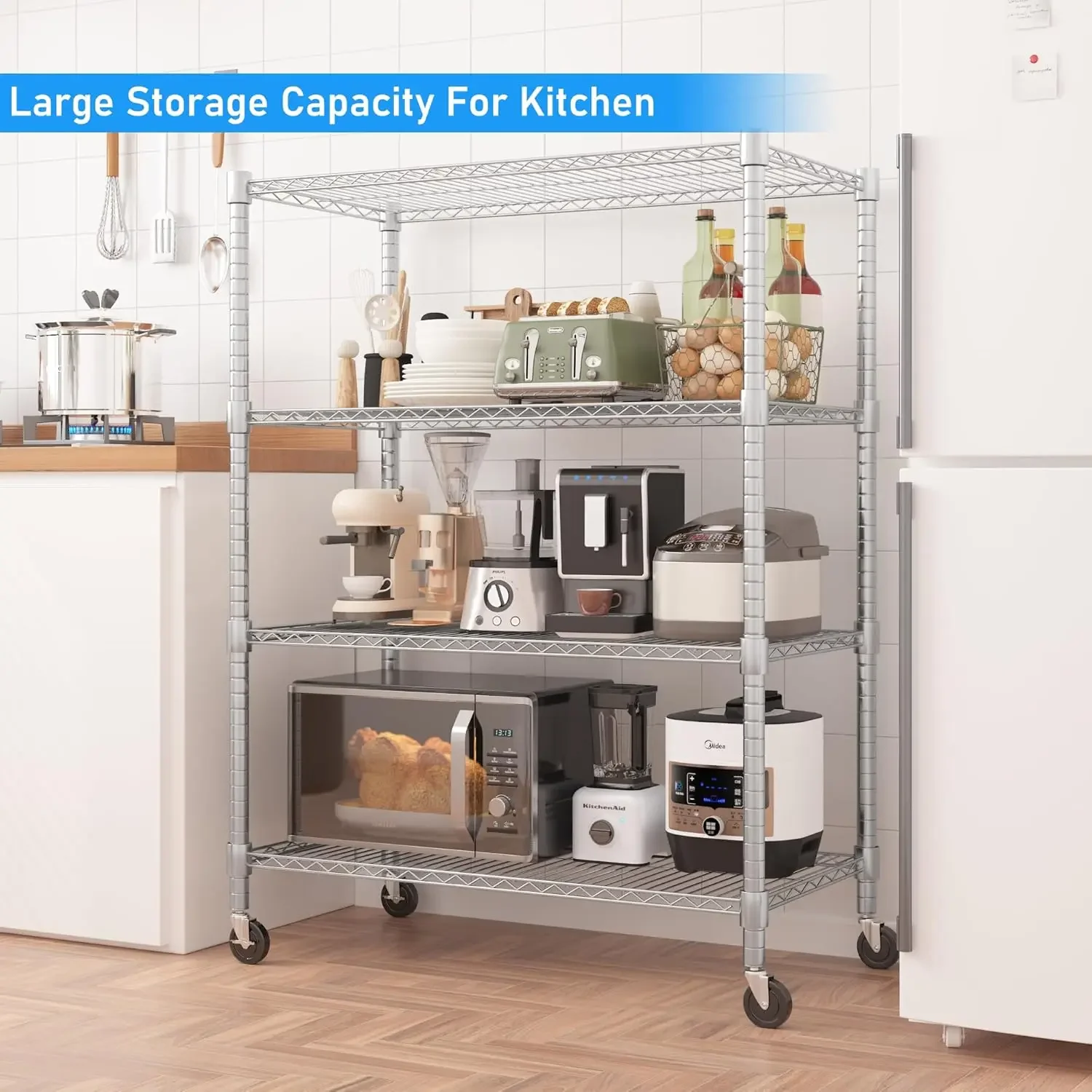 ชั้นวางของโลหะสำหรับงานหนัก ปร - Commercial Kitchen Units บทวิจารณ์และราคา