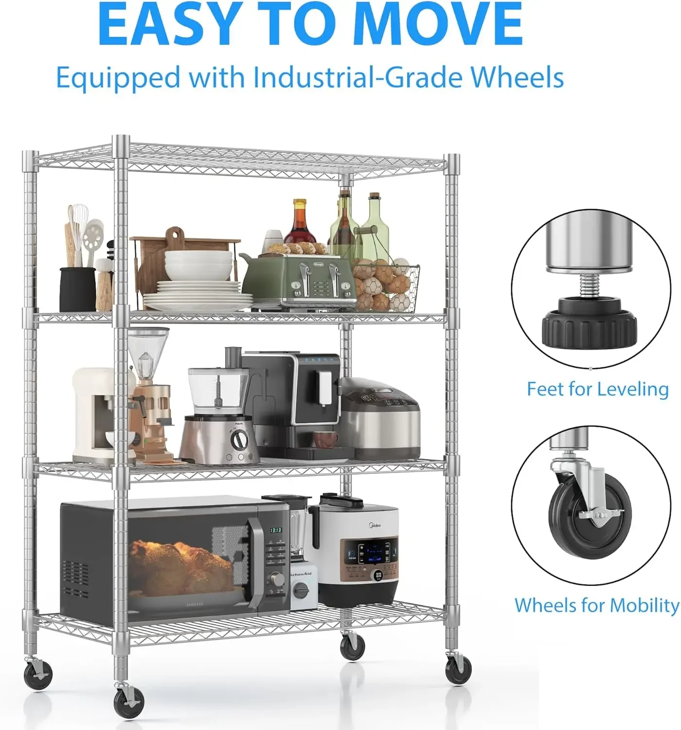 ชั้นวางของโลหะสำหรับงานหนัก ปร - Commercial Kitchen Units บทวิจารณ์และราคา
