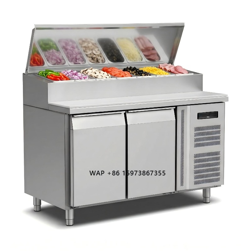 ตู้เย็นเตรียมอาหารแบบ OEM 2 ปร - Commercial Kitchen Fridge บทวิจารณ์และราคา