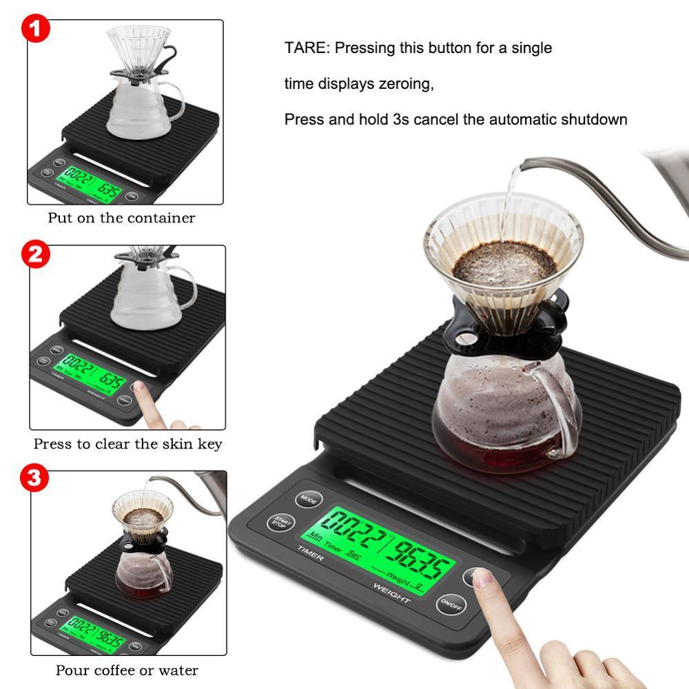 เครื่องชั่งกาแฟแบบหยด 3 กก./0. - Commercial Kitchen Timer บทวิจารณ์และราคา