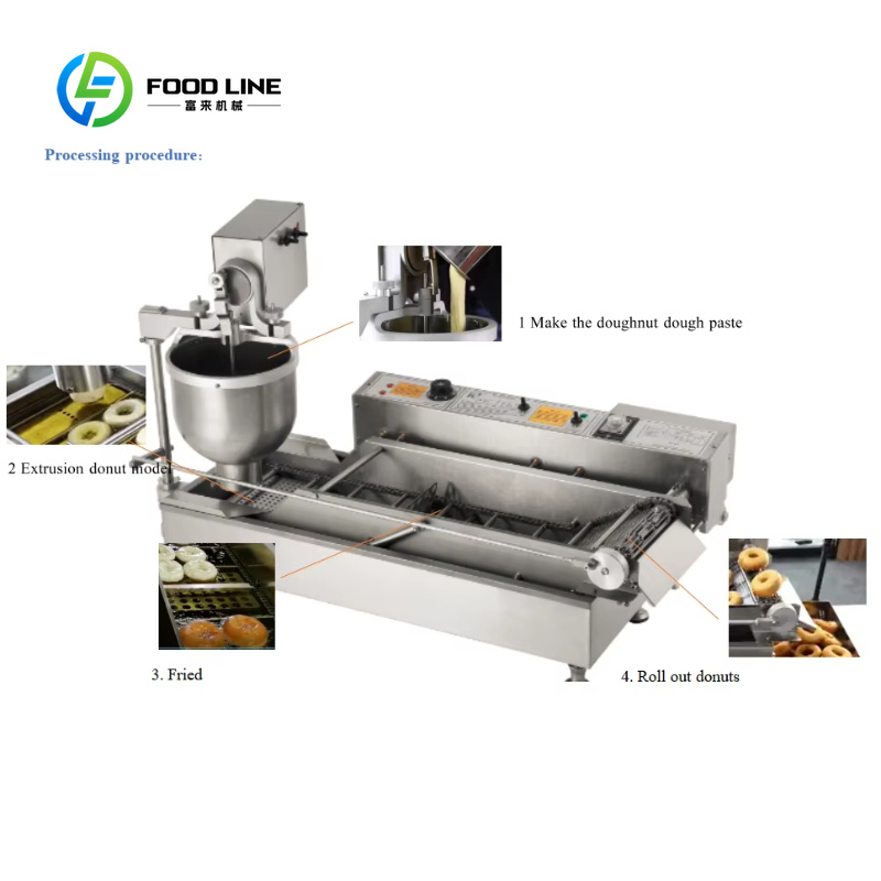 เครื่องทำโดนัทเกรดอาหารเชิงพาณ - Donut Making Machine บทวิจารณ์และราคา