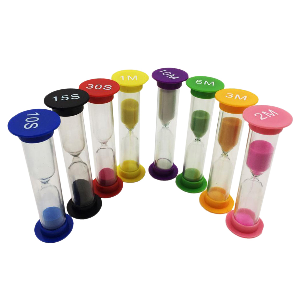 8แพ็คทรายนาฬิกาแก้วชานาฬิกาทรา - Commercial Kitchen Timer บทวิจารณ์และราคา