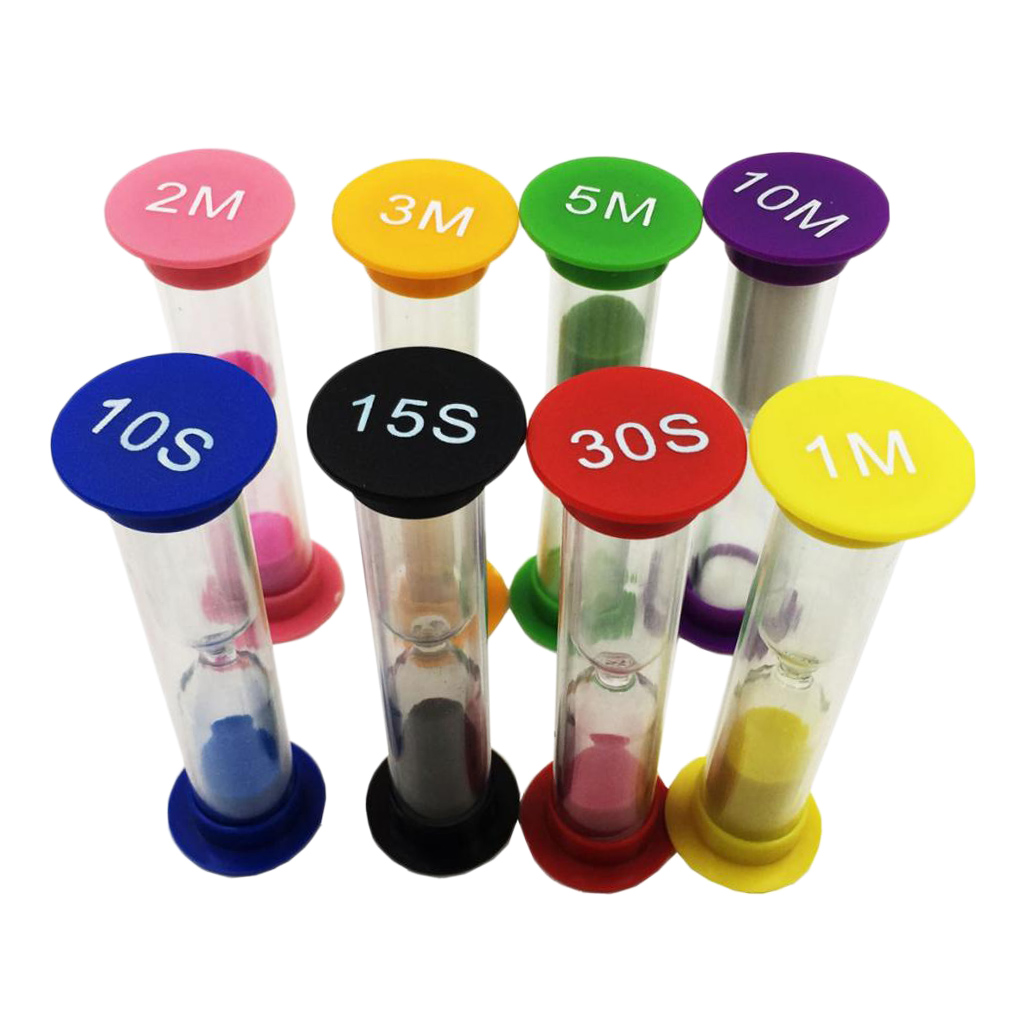 8แพ็คทรายนาฬิกาแก้วชานาฬิกาทรา - Commercial Kitchen Timer บทวิจารณ์และราคา