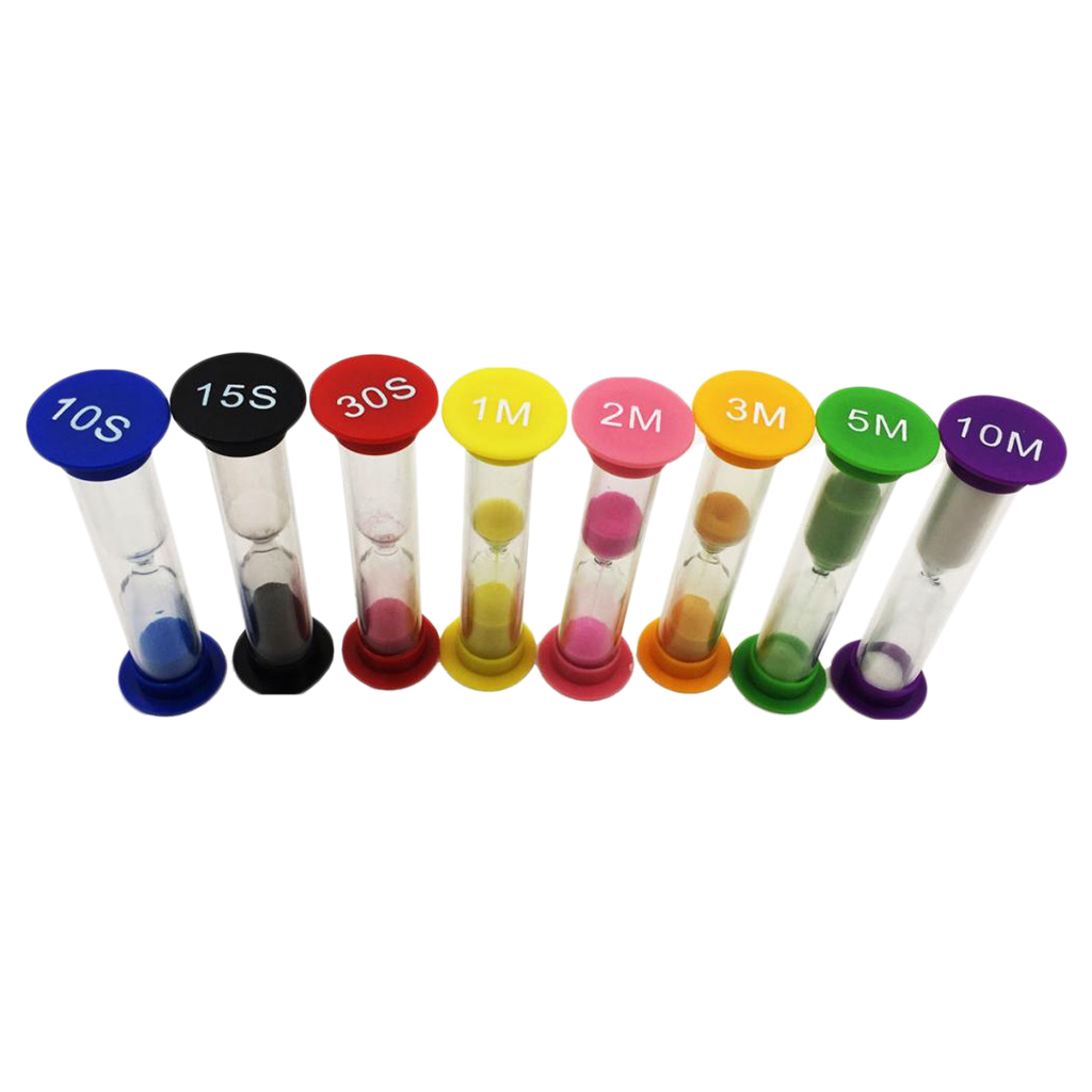 8แพ็คทรายนาฬิกาแก้วชานาฬิกาทรา - Commercial Kitchen Timer บทวิจารณ์และราคา