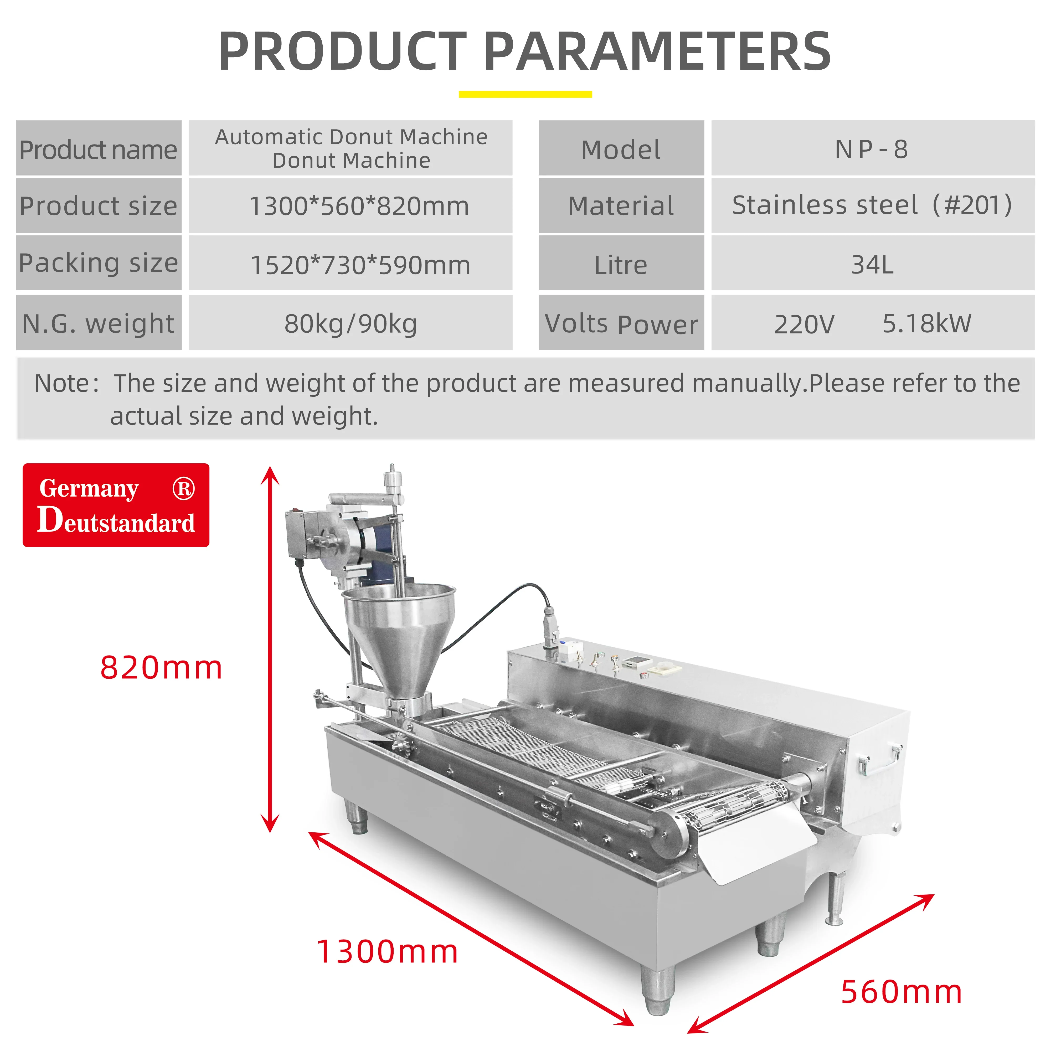 เครื่องทำโดนัทอัตโนมัติขนาดเล็ - Donut Making Machine บทวิจารณ์และราคา