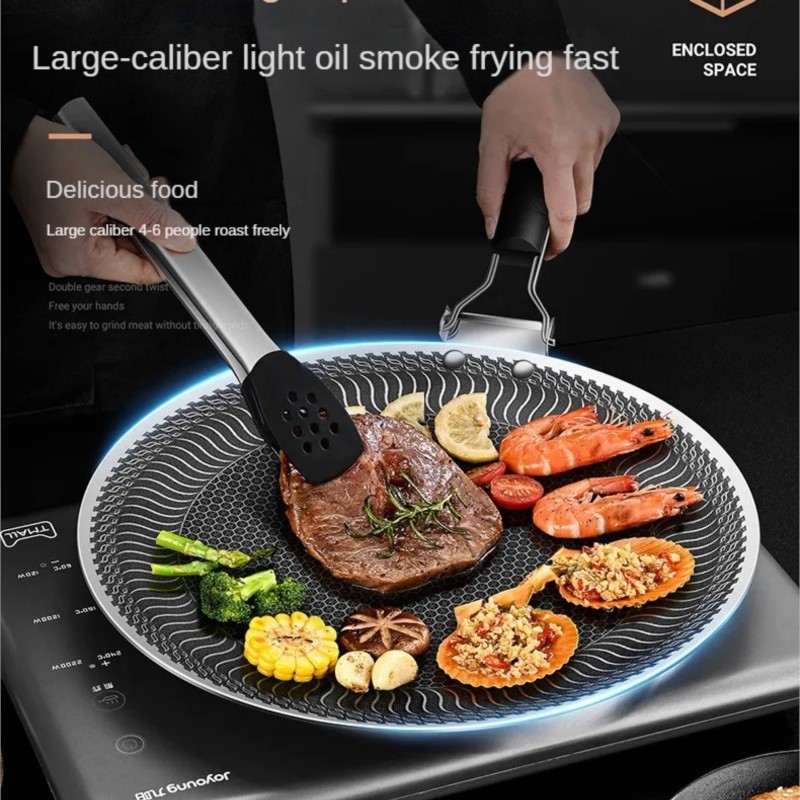 316 แผ่นบาร์บีคิวสแตนเลสแผ่นบา - Commercial Kitchen Pots And Pans บทวิจารณ์และราคา