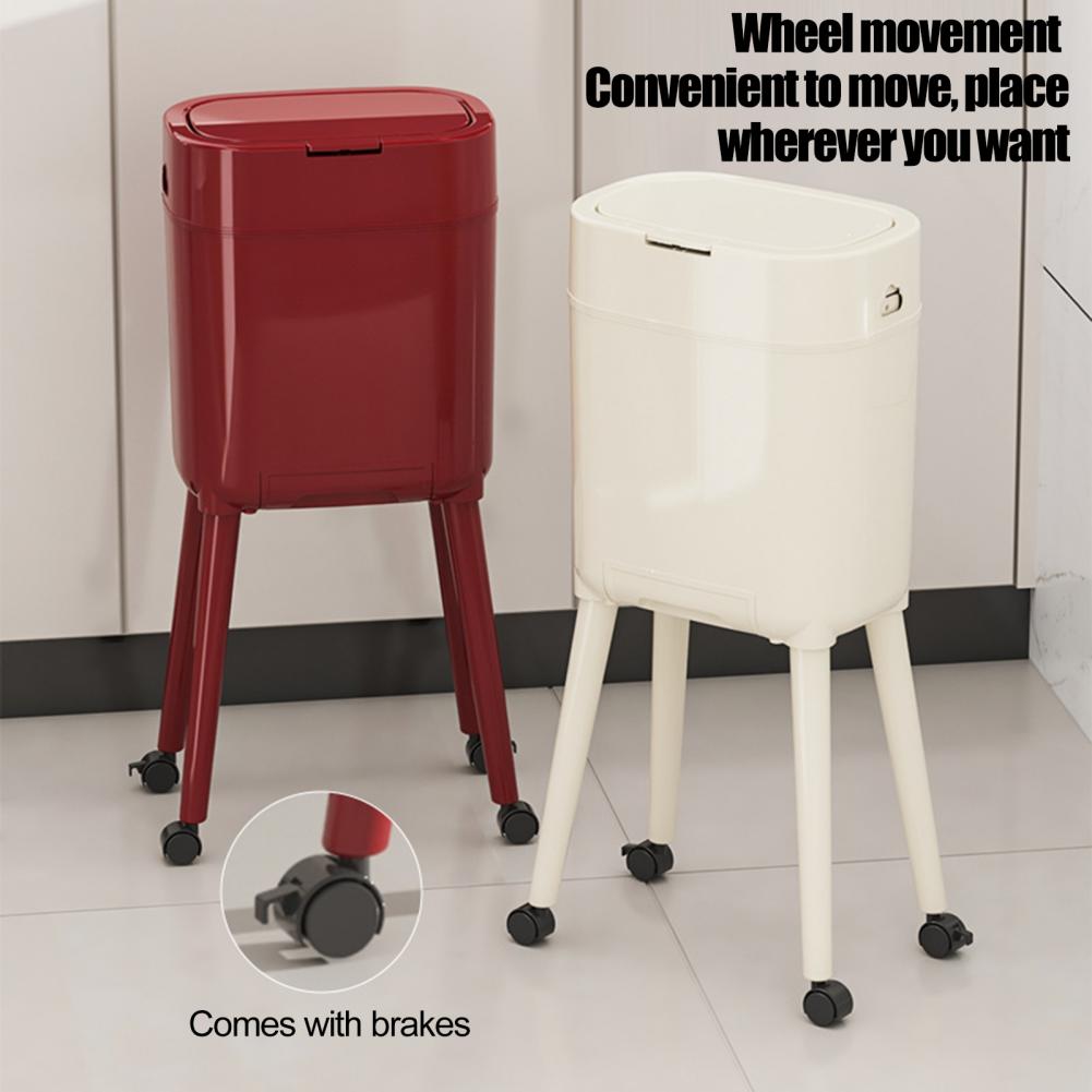 ถังขยะในครัวแบบมีล้อพร้อมฝาปิด - Commercial Kitchen On Wheels บทวิจารณ์และราคา