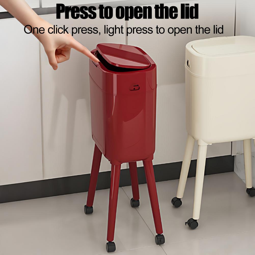 ถังขยะในครัวแบบมีล้อพร้อมฝาปิด - Commercial Kitchen On Wheels บทวิจารณ์และราคา