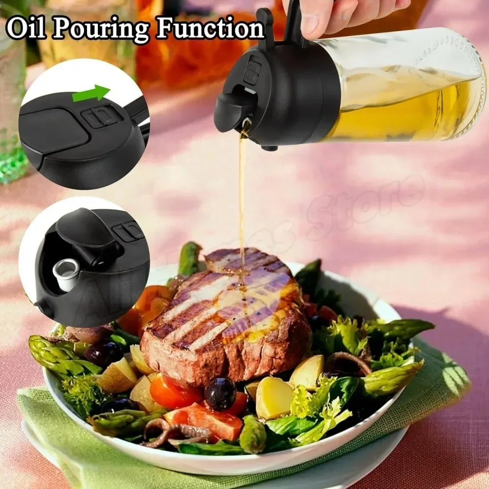 ขวดสเปรย์น้ำมันพลาสติก 2in1 ขน - Commercial Kitchen Sprayer บทวิจารณ์และราคา