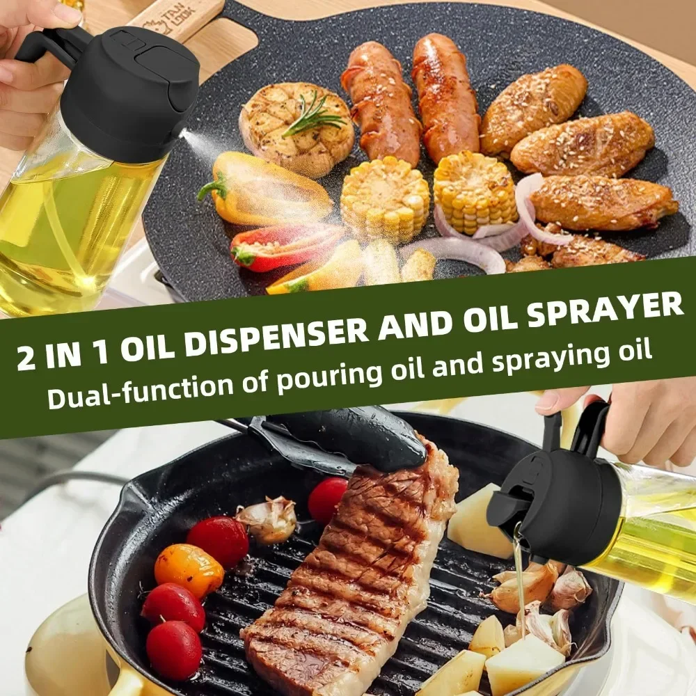 ขวดสเปรย์น้ำมันพลาสติก 2in1 ขน - Commercial Kitchen Sprayer บทวิจารณ์และราคา